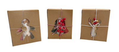NATALE CONFEZIONE REGALO SET STROFINACCIO 3PZ POPPY Tellini S.r.l. Ingrosso Abbigliamento